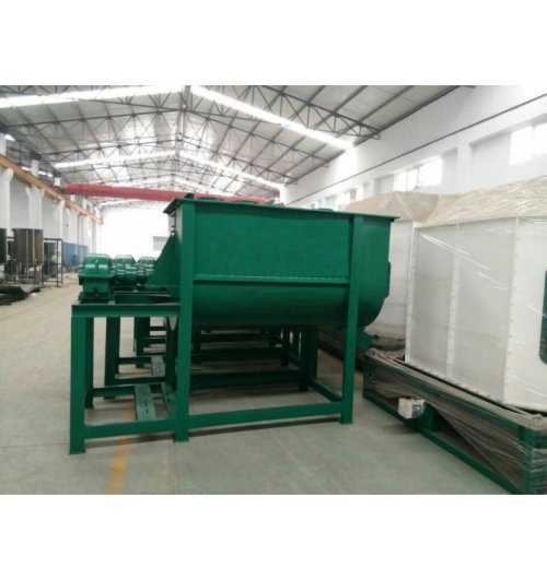 Mezcladora horizontal 500 kg por hora 7.5kw